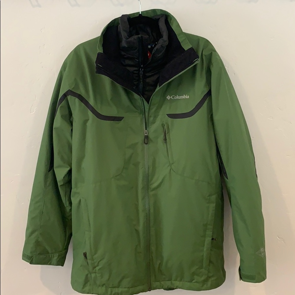 Men’s Columbia Interchange Ski Jacket Set in Large